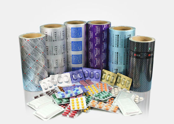 Zabieg z nadrukiem Aluminiowa folia blistrowa 6gsm do opakowań leków